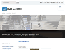 Tablet Screenshot of dvd--auto.ro